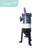 Laswim HXP-BF-1-1-B  ถังกรองทรงถุง(แหวนน็อต สแตนเลส 304) เกจวัดแรงดัน วัสดุ PP