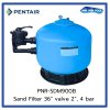 ถังกรองทราย Pentair Sand Filter SDM900B Size 36" Side Mount Valve 2"