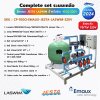 Complete set ระบบเกลือ Emaux JESTA LASWIM สำหรับสระ 100Q-220V รับประกัน 1ปี /ไฟ 220V