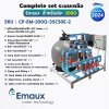 Complete set Emaux ระบบเกลือสำหรับสระไม่เกิน 200 คิว