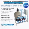 Complete set ประกอบเสร็จพร้อมใช้งาน Hayward ระบบคลอรีน สําหรับสระ 100Q