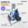 ชุด Complete set  LASWIM-04 สำหรับสระว่ายน้ำระบบเกลือ 30-40 คิว  ประกอบเสร็จพร้อมใช้งาน