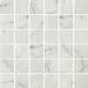 โมเสกแก้ว CYPRUS WHITE(98)  ขนาดเม็ด 48x48x4mm แผ่นละ 36 เม็ด บรรจุ 11 แผ่น/กล่อง