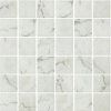 โมเสกแก้ว Koh Wai White (เกาะหวาย ไวท์) ขนาดเม็ด 48x48x4mm แผ่นละ 36 เม็ด บรรจุ 11 แผ่น/กล่อง