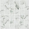 โมเสกแก้ว Koh Wai Grey ( เกาะหวาย เกรย์) ขนาดเม็ด 48x48x4mm แผ่นละ 36 เม็ด บรรจุ 11 แผ่น/กล่อง