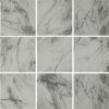 โมเสกแก้ว CYPRUS GREY (ไซปรัส เกรย์) ขนาดเม็ด 98x98x4mm แผ่นละ 9 เม็ด บรรจุ 11 แผ่น/กล่อง