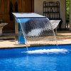 PSW-05 วอเตอร์ฟีเจอร์  Water Curtain, Fiberglass Width of Mouth 800 mm, Connection 3"