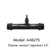Model: A48275  Ozone venturi injector 1.5 "  PVDF โอโซน Venturi ท่อโอโซนและน้ำผสม