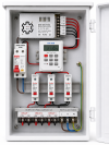 WIN WIN POOL Pool Light Control Box DC 12V 15A With Timer Model CP-WPL-1215-3C-T for 12V LED Underwater Pool Lights, 3 Circuits