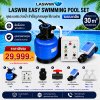 LASWIM Easy Swimming Pool Set สำหรับสระ 30 m³ รับประกัน 1 ปี