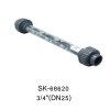 SK-68620  Static Mixer 3/4"(DN20)  for Ozone Liquid Water Mixing  UPVC**Pre Oder 30-60 Days