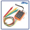 เครื่องวัดเรียงเฟส SM852B 3 Phase Rotation Sequence Indicator Meter Tester Detector 60V-600V
