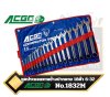 ชุดประแจแหวนข้างปากตาย 18ตัวชุด 6-32mm. ACGO รุ่น No.1832M Chrome Vanadium (CR-V) Combination Wrench Set