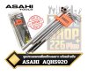 ชุดประแจหกเหลี่ยมหัวบอล ยาวตัวแอล พร้อมด้าม 1.5-10mm. AQHS920 Ballpoint Hexagon Key Wrench Set With Handle 9Pcs. ASAHI