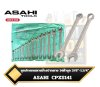 ชุดประแจแหวนข้างปากตาย ASAHI 14ตัวชุด 3/8" - 1.1/4" CPXS141