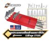 ชุดประแจหกเหลี่ยมยาวพิเศษ สีเงิน 1.25-10mm.BONDHUS HEX KEY L-WRENCH SET LONG ARM CHROME 17195 (HLX15MB)