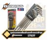 ฺBONDHUS 17537 13ตัวชุด ประแจหกเหลี่ยมตัวแอล / หัวบอล  TUFF-KOTE  Balldriver L-Wrench Set