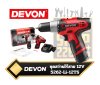 ชุดสว่านไร้สาย DEVON 5262-Li-12TS 12V   Drill  Driver