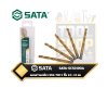 SATA-SC52190A  ดอกสว่านเกลียว 5 ชิ้น HSS-TIN 9.0 -13 มม