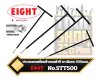 ประแจหกเหลี่ยมตัวที ยาวพิเศษ 500mm. EIGHT STT500 TAPER HEAD STEEL T-HANDLE HEX KEY WRENCH