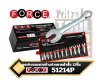 ชุดประแจแหวนข้างปากตาย 12ชิ้น 51214P ฟอร์ซ FORCE