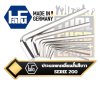 ประแจหกเหลี่ยมสั้นชุบขาว  Sereis200 Hexagon Key Wrenches 200 HAFU