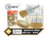 HAWK ชุดแปรงลวด 3ชิ้น , 600 021 - 9009 Wire Brush Set 3 piece