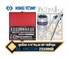 ชุดบ๊อก 18ตัวชุด 6P KINGTONY 2519MR 18 PC. 1/4" DR. 6 Point Socket Wrench Set