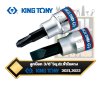 ลูกบ๊อกหัวไขควง รู3/8" Sq.dr 3021 ,3022 KINGTONY Bit Socket