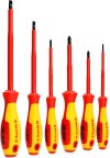 ชุดไขควงกันกระแสไฟฟ้า ช่างไฟKnipex 00 20 12 V01 Phillips Slotted Insulated Screwdriver Set 6Piece