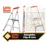 บันไดอลูมิเนียม FLIP-N-LITE 4' 2ขั้น รุ่น 15272-001 LITTLE GIANT