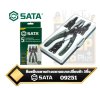 SATA 09251  ชุดคีมถ่างแหวนและคีมหุบแหวนแบบเปลี่ยนหัวได้ 5ชิ้น 5-Piece Convertible Snap Ring Pliers Set