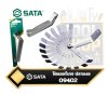 ฟิลเลอร์เกจ SATA ปลายงอ 09402 16 Pc. Feeler Gauge Set 0.05-1.00mm.  4" (100mm.) blade length