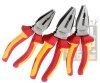 คีมปากจิ้งจกด้ามกันกระแส VDE Insulated Combination Pliers  SATA 70333,70332,70331