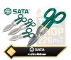 SATA  กรรไกรตัดดีบุก/สังกะสีและแผ่นโลหะแนวตรง  Straight Pattern Tinner's Snips ,93302,93303,93304,93305