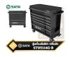 ตู้เครื่องมือ 11ลิ้นชัก Sata 11 Drawer Roller Cabinet -Pro (Black) ST95114G-B