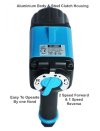 บ๊อกลม1/2" Sq.dr. YU-12898T SCORPIO Twin Hammer / Handle Exhaust Impact Wrench