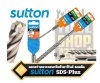 ดอกเจาะคอนกรีต 4คมตัด หัวคาร์ไบด์ Masonry SDS Plus – 4 Cut Sutton สำหรับเจาะงานคอนกรีตเสริมเหล็ก