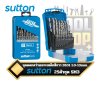 SUTTON SM3 SILVER BULLET ซัตตัน ดอกสว่านเจาะเหล็ก D101 ไฮสปีด 1.0-13.0 mm. 25ดอก/ชุดJobber HSS Drill Set 25 Piece Metric SM3 Silver Bullet