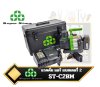 SUPER STARS C2BM แวคคั่ม แอร์ แบตเตอร์รี่ 2 สเตจ ปั๊ม สูญญากาศ แวคคั่ม แบต 70 ลิตร/นาที Vacuum Pump รุ่น ST-C2BM