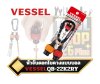 หัวจับดอกไขควงด้ามบอล Vessel Ball Quick Catcher ２pcs set No.QB-22K2RY(Red & Yellow)