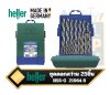 ชุดดอกสว่านเจาะเหล็ก 25 ตัวชุด HSS-G HELLER 21964 8 (สีเงิน) twist drill bit set 25-piece cut DIN 338 Cylinder shank 1 Set
