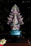 5.1 เลื่อมมุกม่วงอันดา THE ROYAL PURPLE ANDA PEARL พระนาคปรกฉลุมุจลินท์นาคราชโพธิสักการ