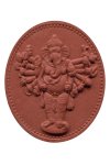 พระผงพระพิฆเนศปาง 16 กร สูง 3.8 cm สีแดง
