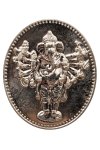 เหรียญพระพิฆเนศปาง 16 กร สูง 3.8 cm อัลปาก้า