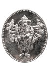 เหรียญพระพิฆเนศปาง 16 กร สูง 3.8 cm เงิน