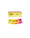 กระดาษโน๊ตชนิดมีกาว Post-it No.654 3x3 นิ้ว สีสะท้อนแสง