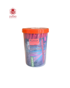 ปากกาลูกลื่น Quantum 007 Pastel 0.7 สีแดง [ x 50.00]