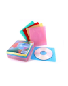 ซองใส่ CD 2หน้า เยื่อกระดาษ คละสี (100ซอง)
