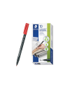 ปากกาเขียนซีดีลบไม่ได้ Staedtler 317-2 M 1.0  สีแดง